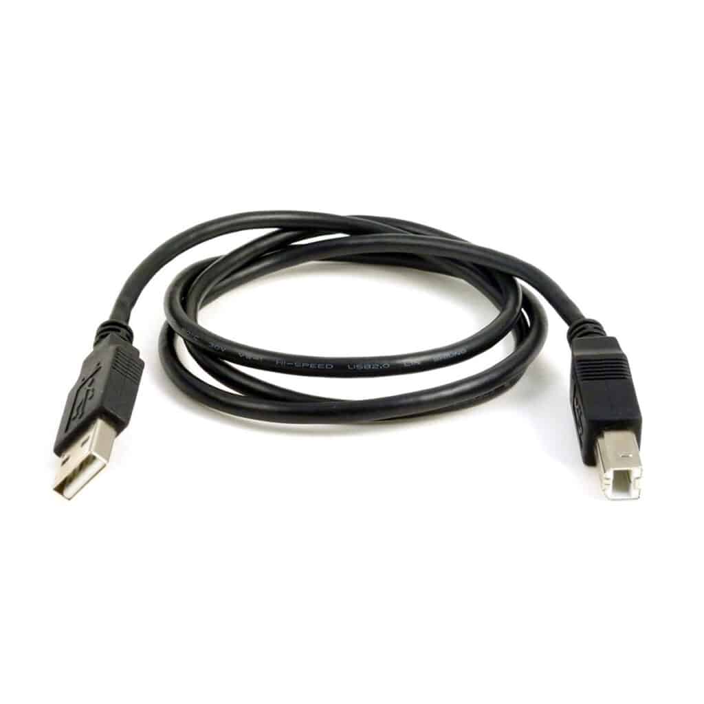 Replacement USB A-to-B Communications Cable - DENT Instruments