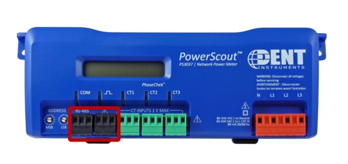 Replacement Connector for the Modbus (RS-485) or Pulse Connection on PowerScout 3037 - Image 2