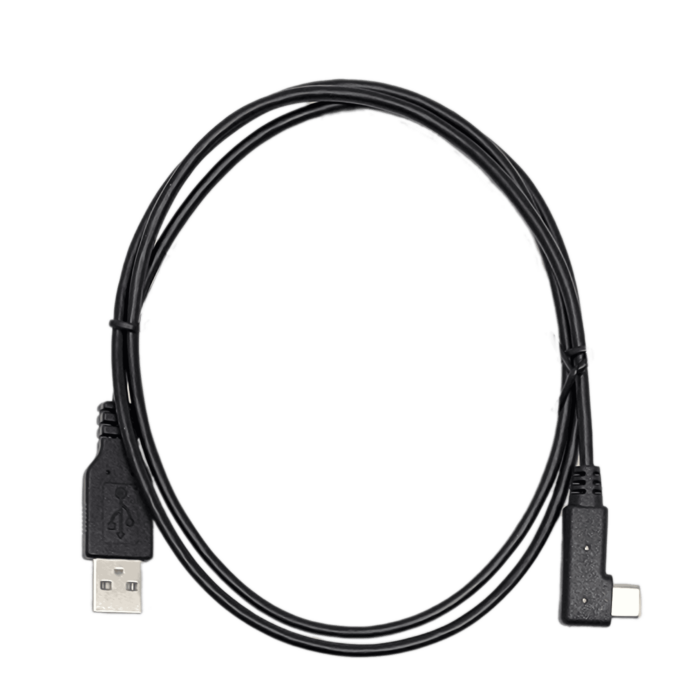 USB A-to-C Angle Communications Cable